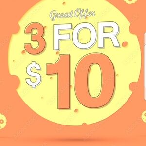 Julia Is Live Show, 3/$10 Come Rob Me! Closet Clear Out!